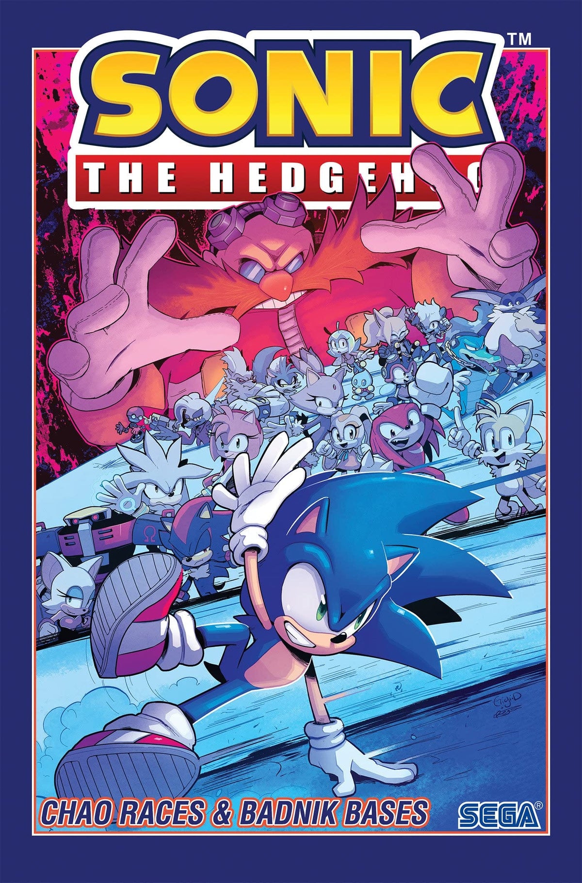 IDW-PRH Graphic Novel > Kids Sonic The Hedgehog TP Vol 09 Chao Races & Badnik Bases 9781684057627 APR239529