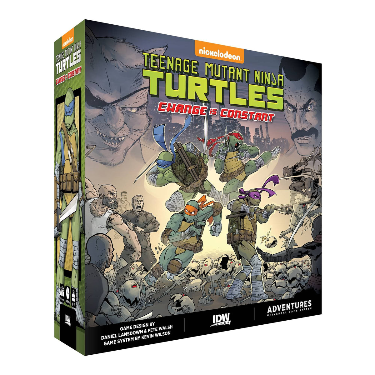Idw Publishing Board Games > Large Box Games TMNT ADVENTURES CHANGE IS CONSTANT 827714016802 IDW 01680