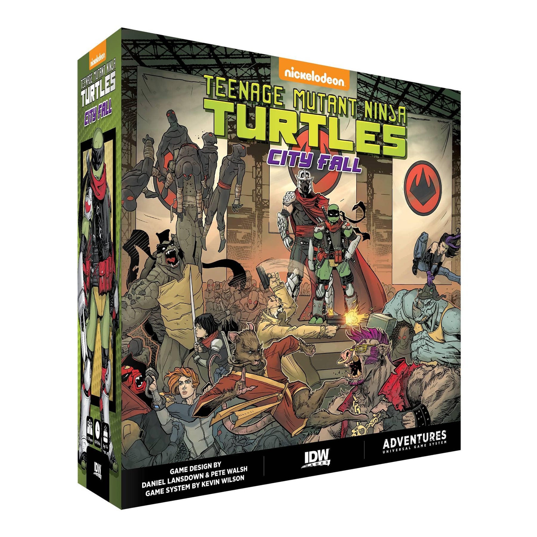 Idw Publishing Board Games > Large Box Games TMNT ADVENTURES CITY FALL 827714016826 IDW 01682