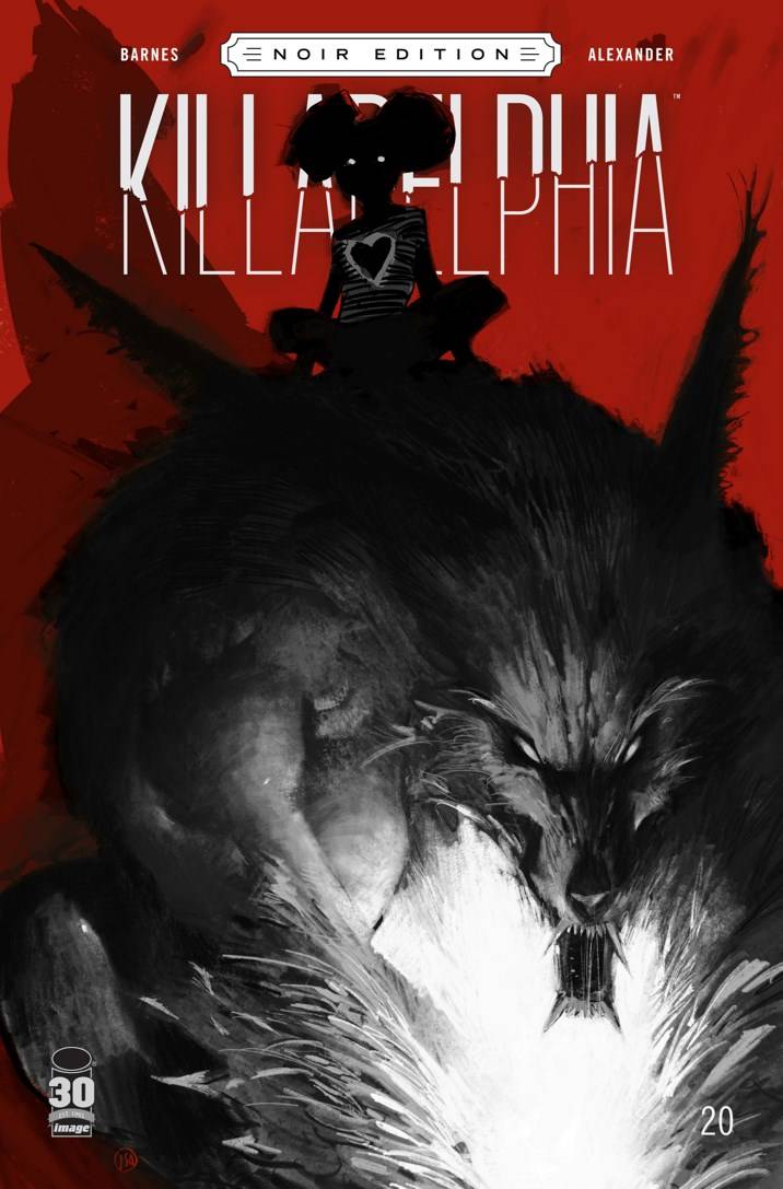 KILLADELPHIA #20 COVER C ALEXANDER B&W NOIR EDITION