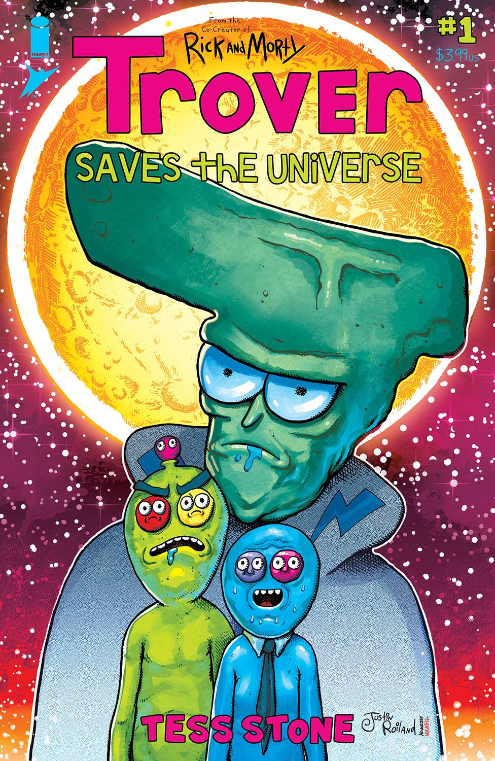 Trover Saves the Universe #1, Roiland & Stone Variant