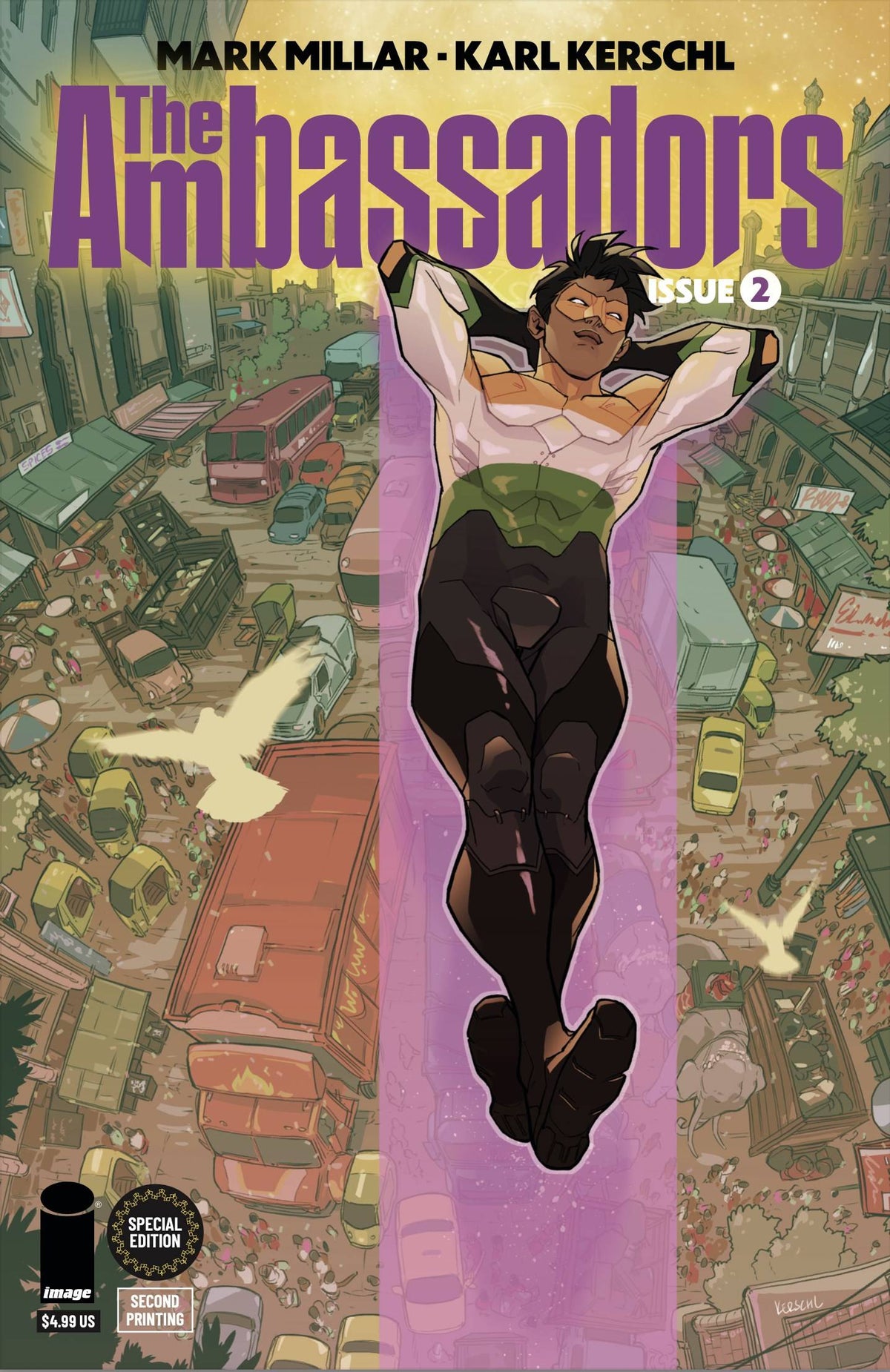 Image Comics Comic Books AMBASSADORS #2 (OF 6) 2ND PTG SPECIAL EDITION 70985303716300212 MAR238145