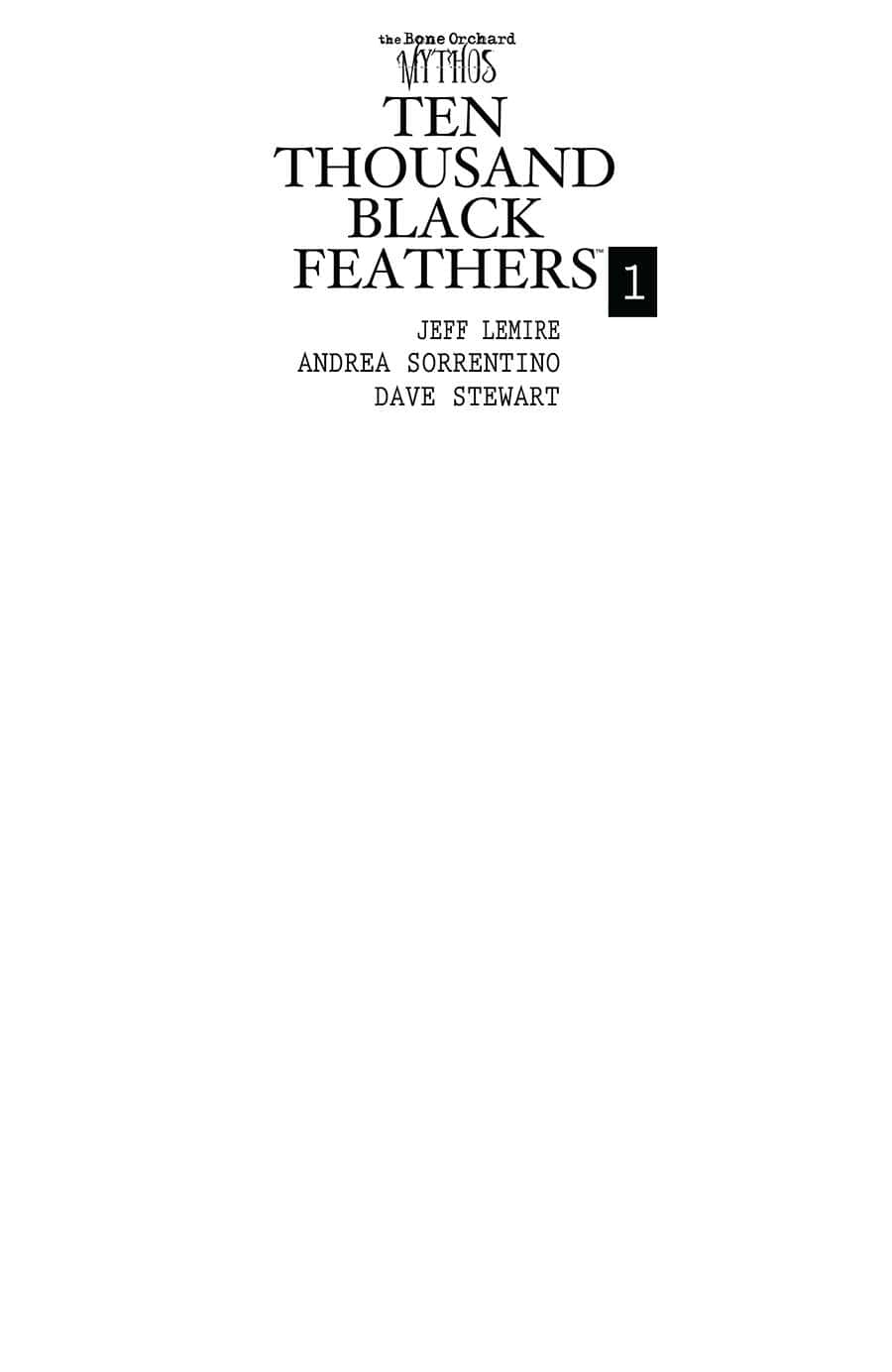 Image Comics Comic Books BONE ORCHARD BLACK FEATHERS #1 CVR D BLANK SKETCH CVR (MR) 70985303556500141 JUL220012