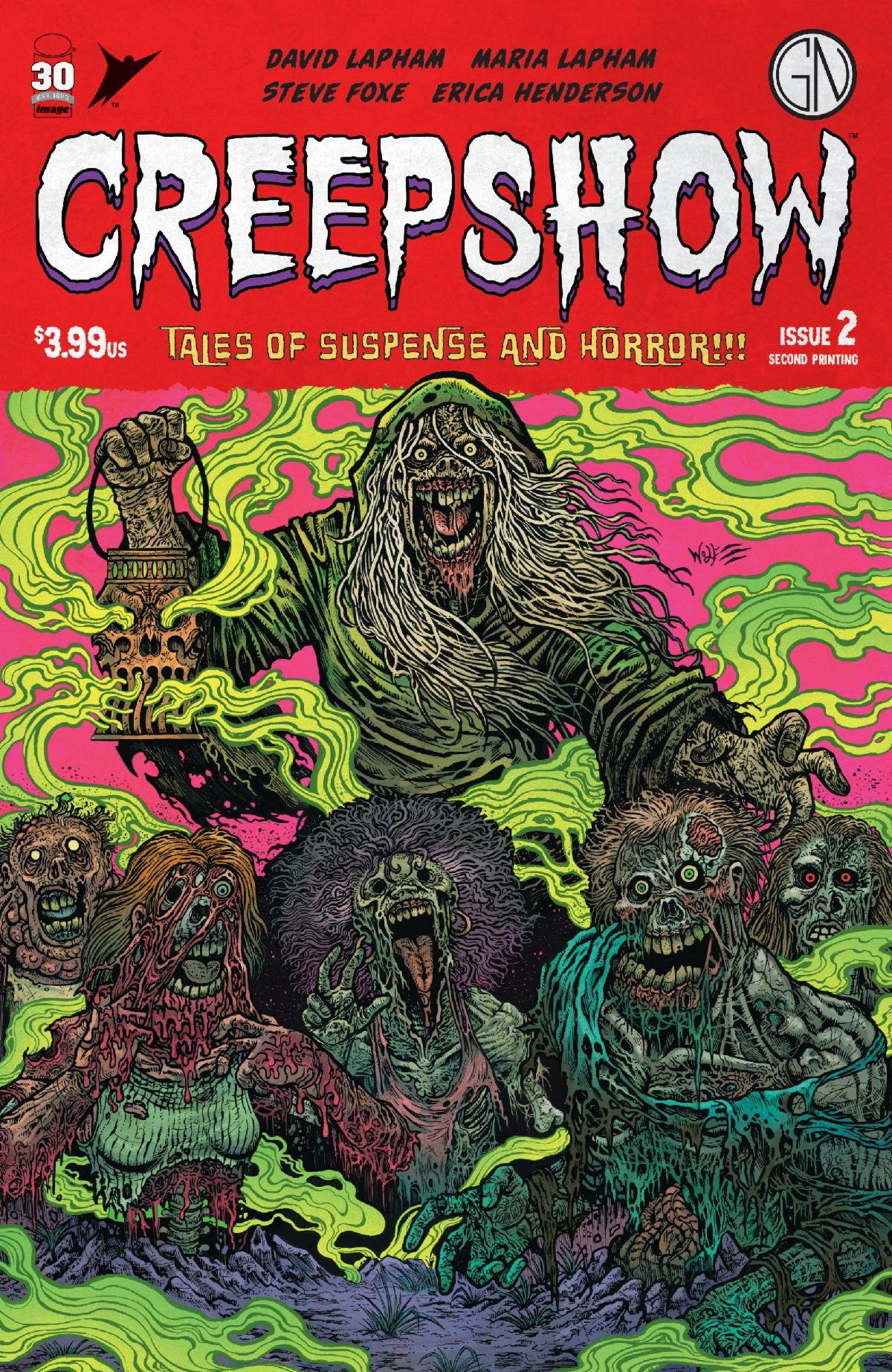 Image Comics Comic Books CREEPSHOW #2 (OF 5) 2ND PTG (MR) 70985303557200212 SEP228468