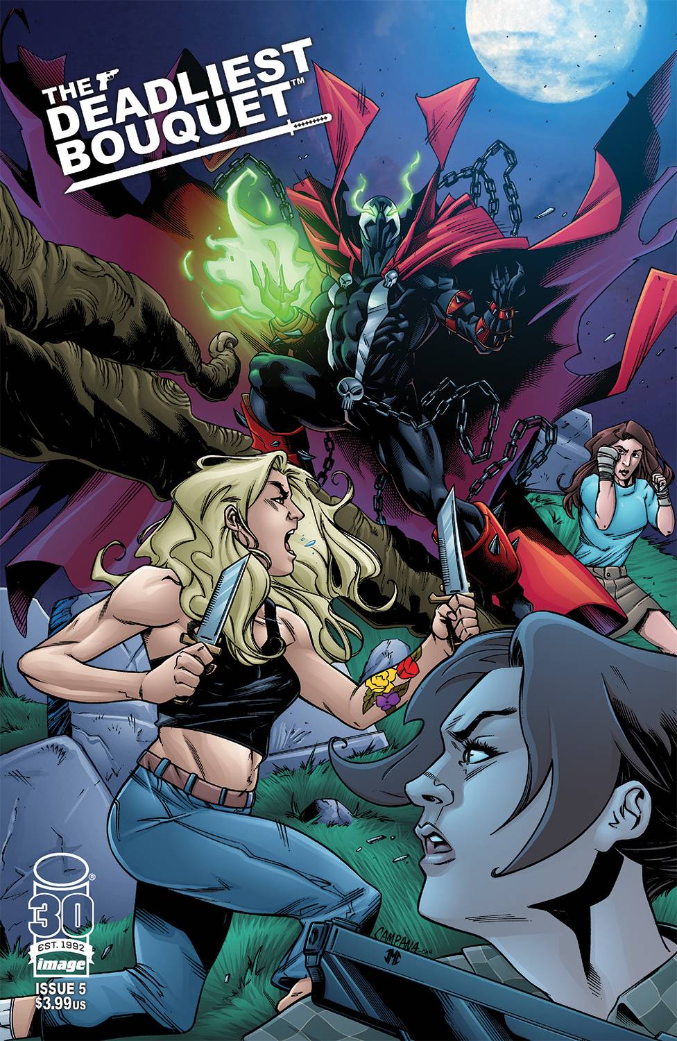 Image Comics Comic Books DEADLIEST BOUQUET #5 (OF 5) CVR B SPAWN VAR (MR) 70985303531200521 SEP228063