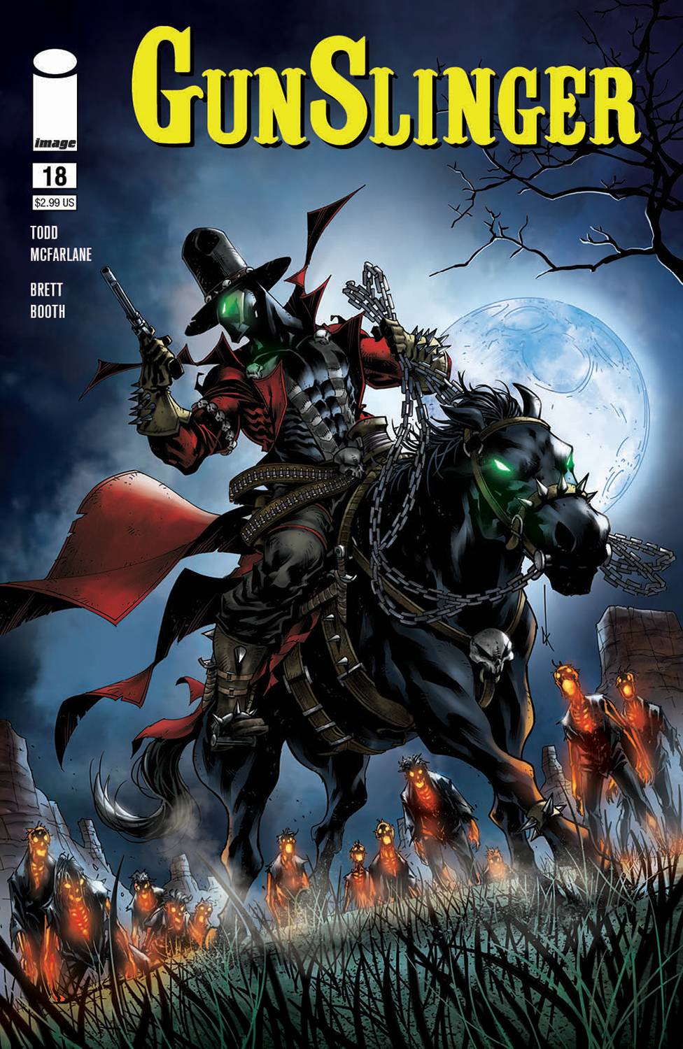 Image Comics Comic Books GUNSLINGER SPAWN #18 CVR B KEANE 70985303221201821 JAN230207