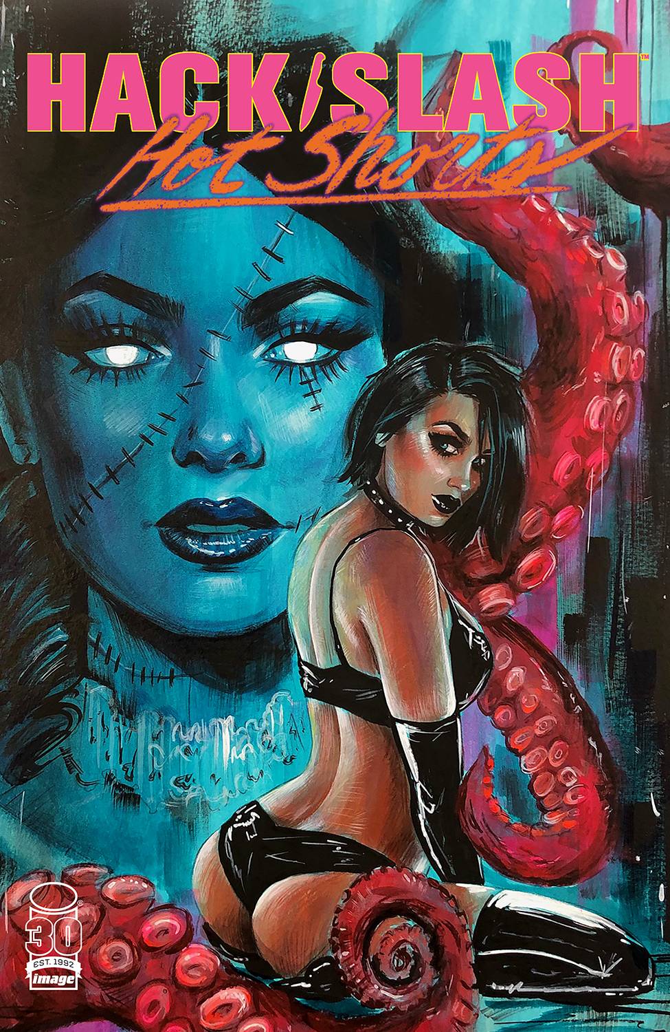 Image Comics Comic Books HACK SLASH HOT SHORTS (ONE-SHOT) CVR B VILCHEZ (MR) 70985303588600121 AUG220091