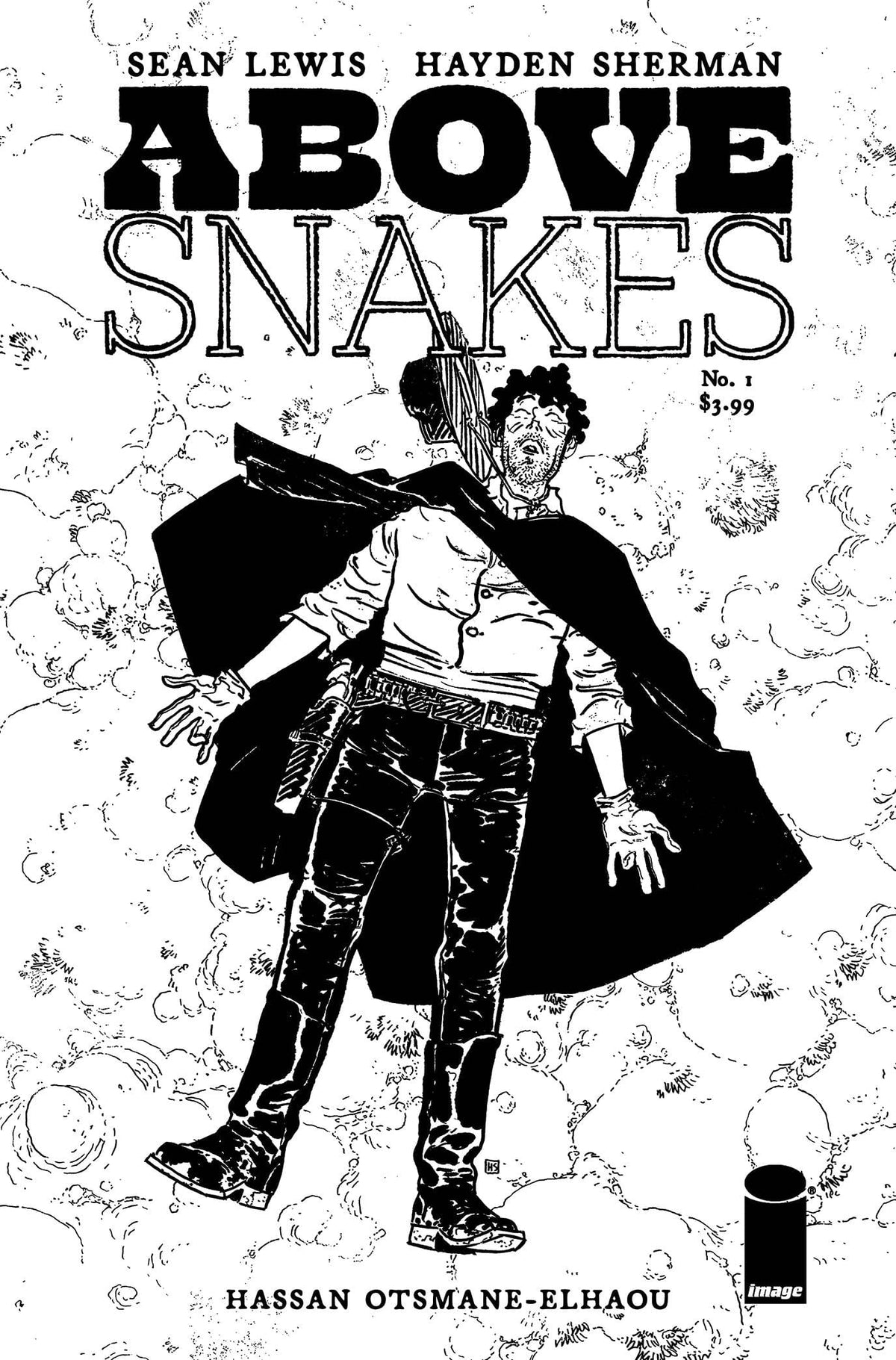 Image Comics Comic Books > Incentives ABOVE SNAKES #1 (OF 5) CVR C 1:10 FOC INCV SHERMAN B&W (M 70985303474200131 APR228190