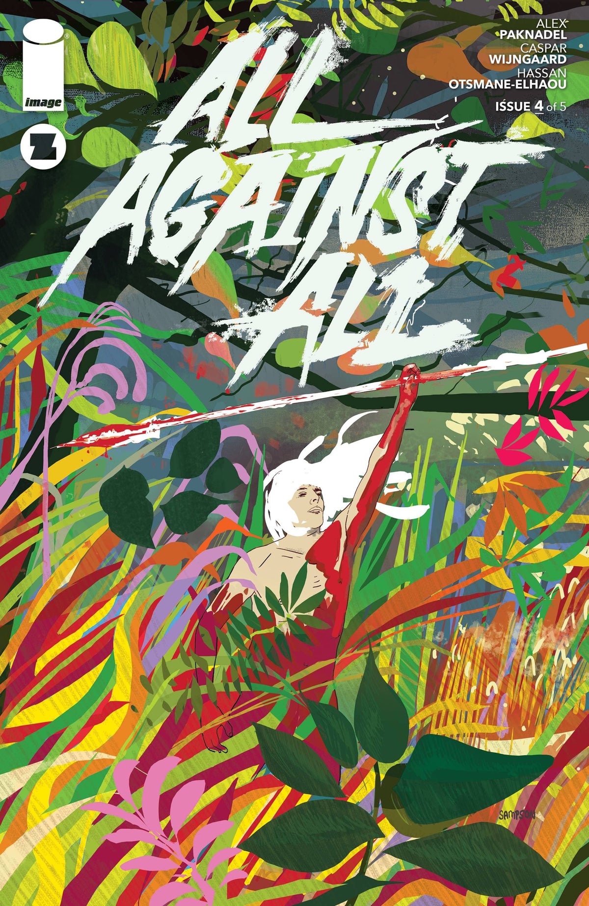 Image Comics Comic Books > Incentives ALL AGAINST ALL #4 (OF 5) CVR C 1:25 INCV SAMPSON (MR) 70985303662300431 JAN230195