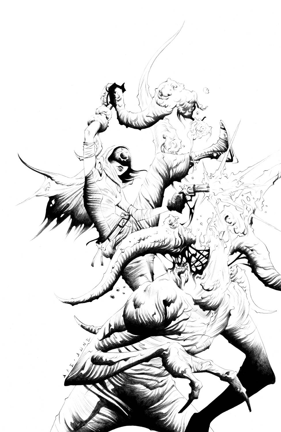 Image Comics Comic Books > Incentives NOCTERRA #12 CVR E 1:25 INCV LEE B&W (MR) 70985303086701251 DEC220288