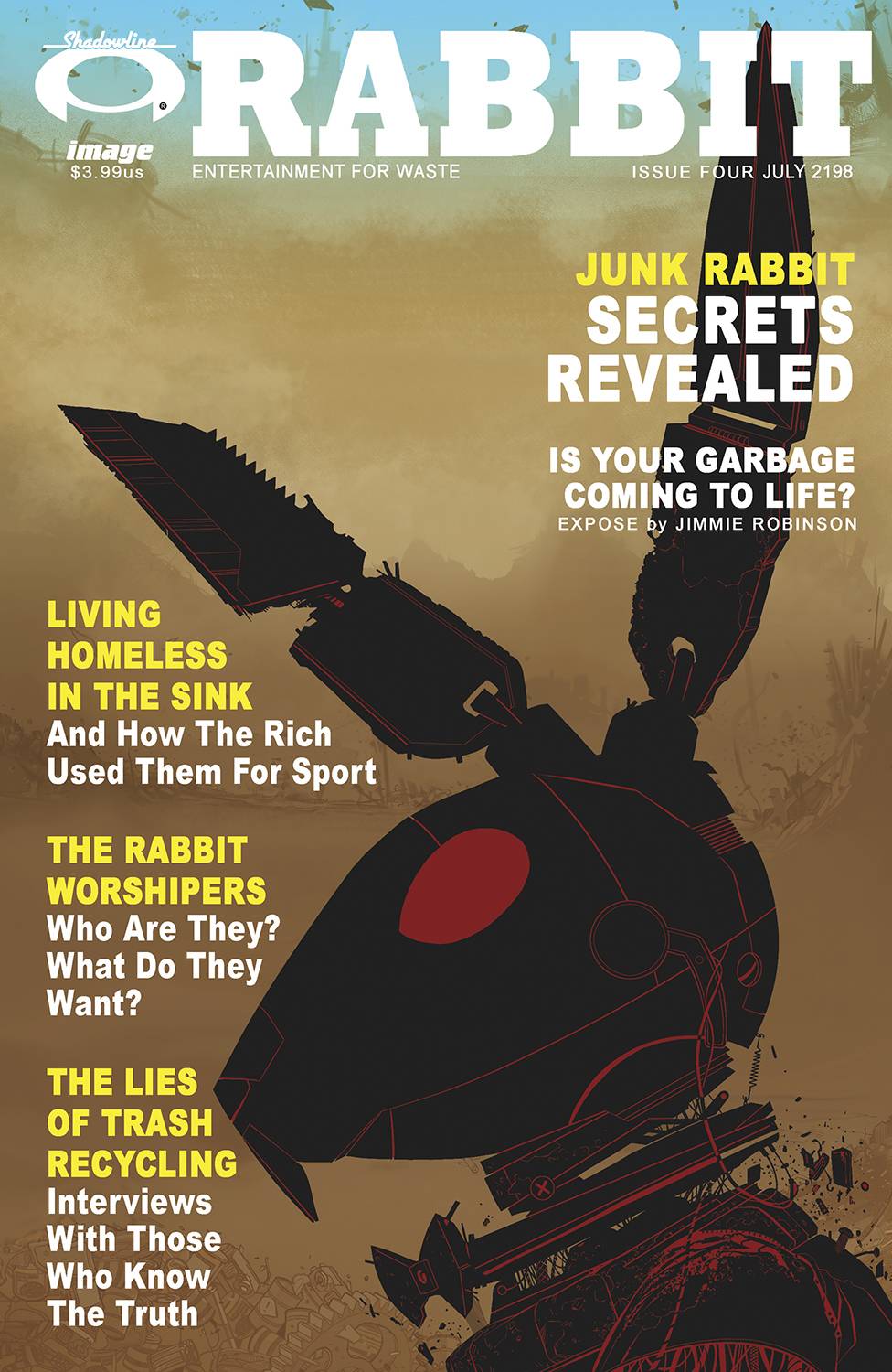 Image Comics Comic Books JUNK RABBIT #4 (OF 5) CVR B ROBINSON (MR) 70985303731600421 MAY230240