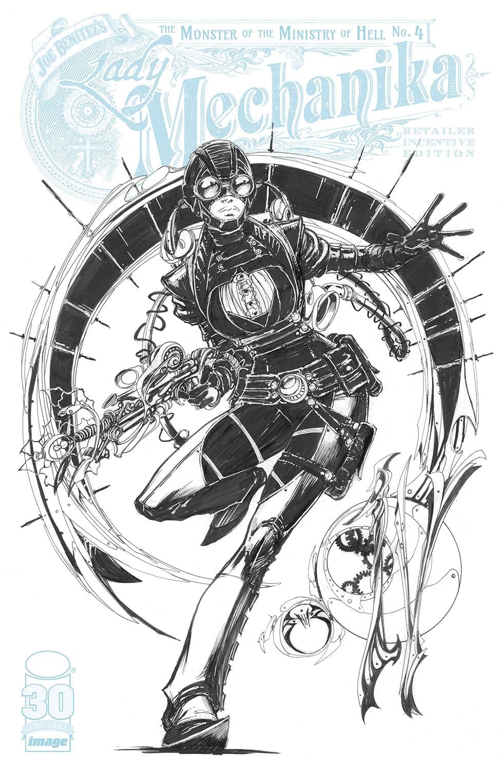 Image Comics Comic Books LADY MECHANIKA MONSTER OF MINISTRY OF HELL #4 (OF 4)  CVR C 70985303269400431 JAN220277