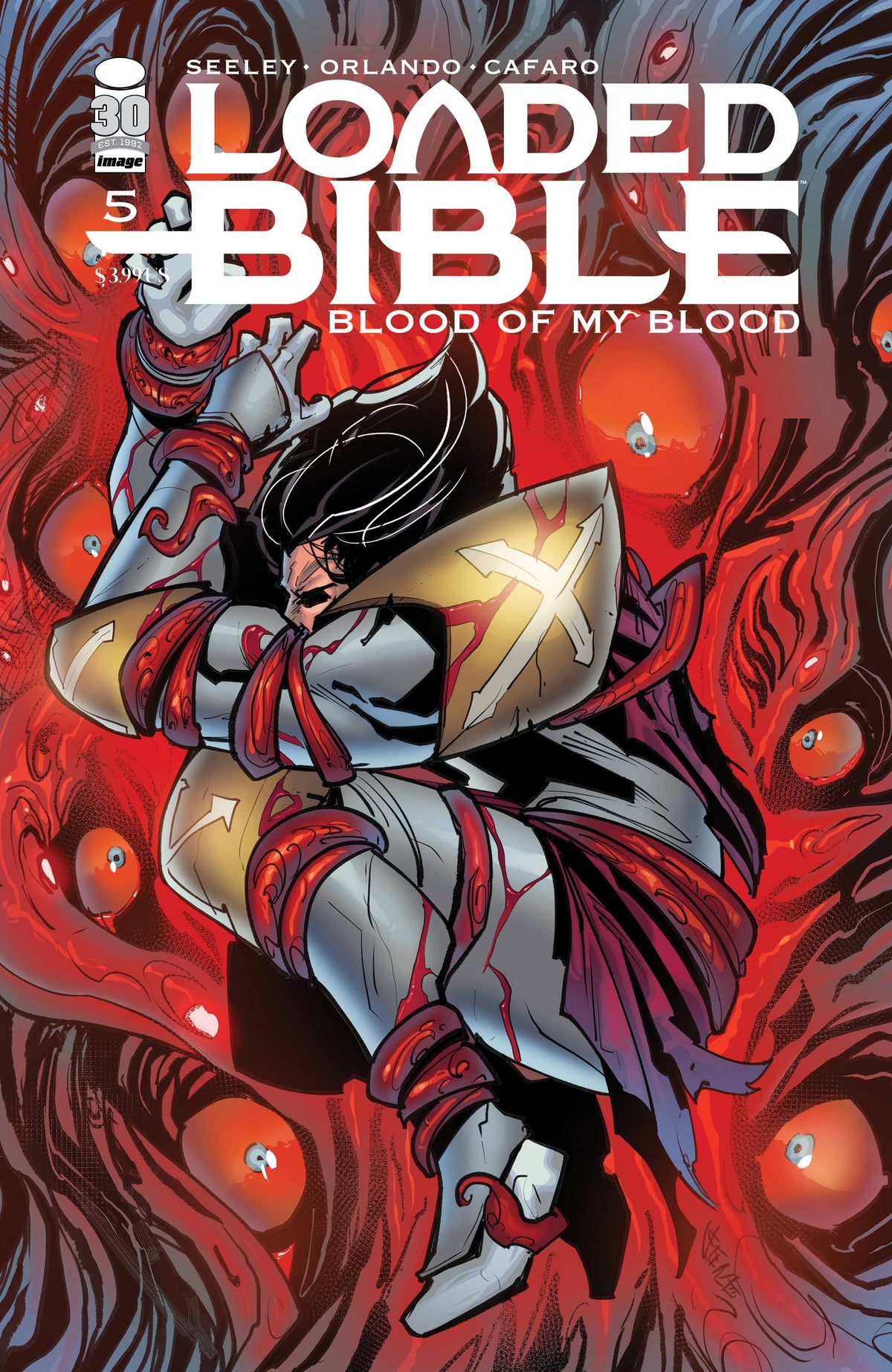Image Comics Comic Books LOADED BIBLE BLOOD OF MY BLOOD #5 (OF 6) CVR B CAFARO (MR) 70985303362200521 MAY220246