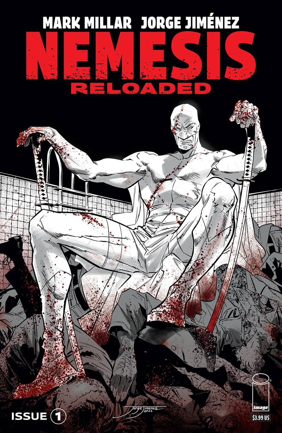 Image Comics Comic Books NEMESIS RELOADED #1 (OF 5) CVR B JIMENEZ B&W (MR) 70985303688300121 NOV220090