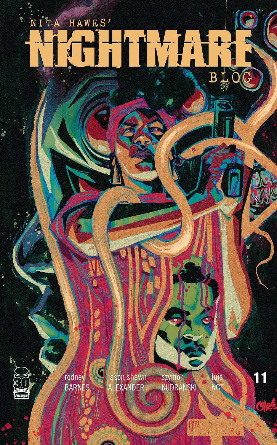 Image Comics Comic Books NITA HAWES NIGHTMARE BLOG #11 CVR B VISIONS (MR) 70985303224301121 OCT220190