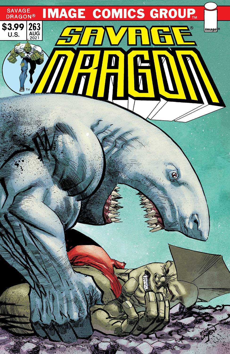 Image Comics Comic Books SAVAGE DRAGON #263 CVR B RETRO 70S TRADE DRESS (MR) 70985305211126321 MAY220260