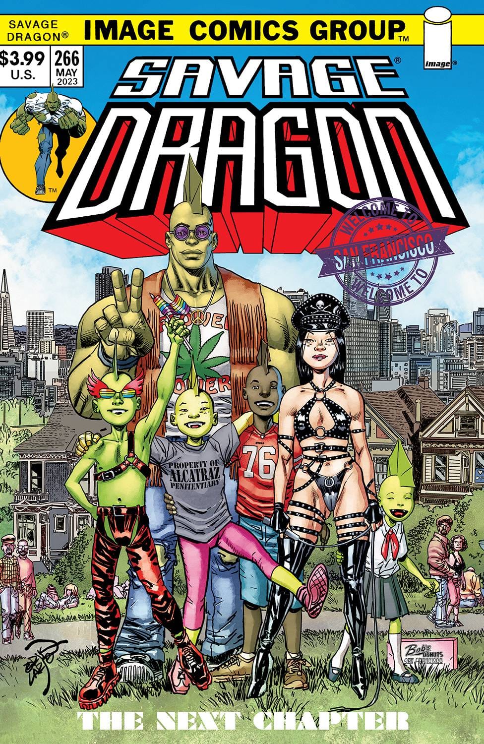 Image Comics Comic Books SAVAGE DRAGON #266 CVR B RETRO 70S TRADE DRESS (MR) 70985305211126621 MAR230179