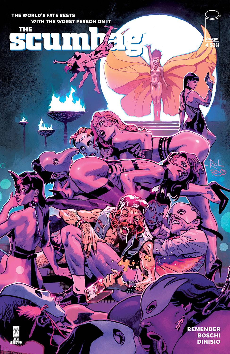 Image Comics Comic Books SCUMBAG #4 CVR A POWELL & DINISIO 70985303036200411 NOV200165