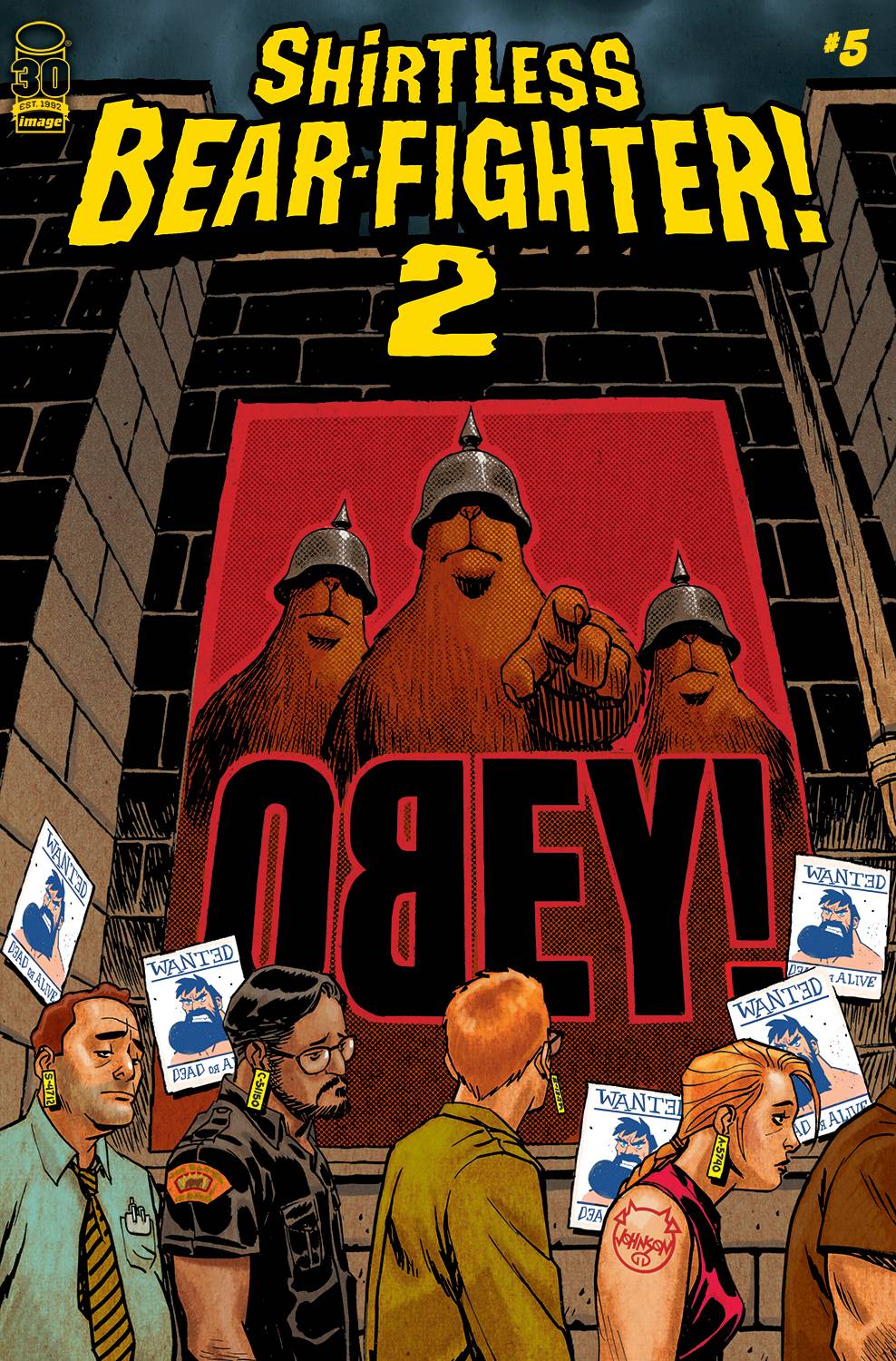 Image Comics Comic Books SHIRTLESS BEAR-FIGHTER 2 #5 (OF 7) CVR A JOHNSON 70985303534300511 OCT220213