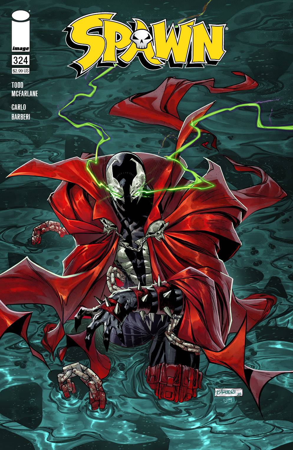 Image Comics Comic Books SPAWN #324 CVR B BARBERI 70985300214732421 SEP210201