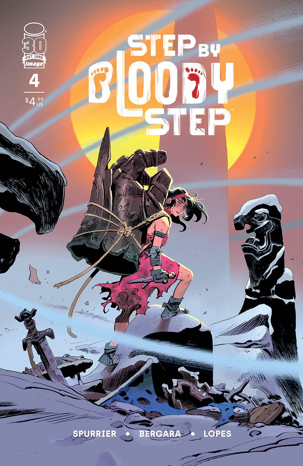 Image Comics Comic Books STEP BY BLOODY STEP #4 (OF 4) CVR A BERGARA 70985303315800411 MAR220267