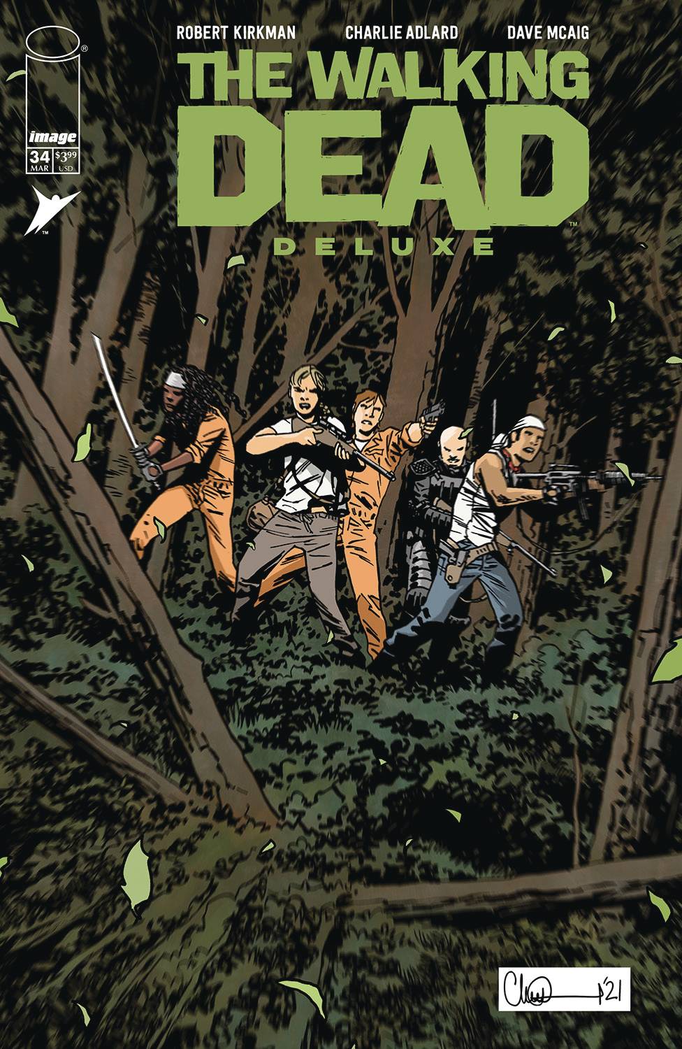 Image Comics Comic Books WALKING DEAD DLX #34 CVR D ADLARD (MR) 70985303037903441 JAN220319