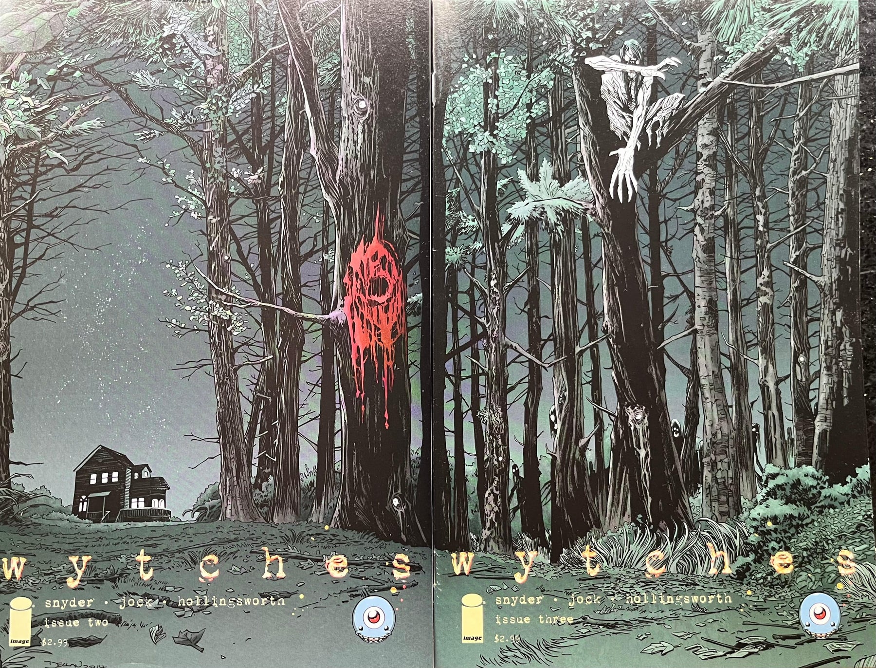 WYTCHES #2 & #3 THIRD EYE EXCLUSIVE BY DECLAN SHALVEY SET