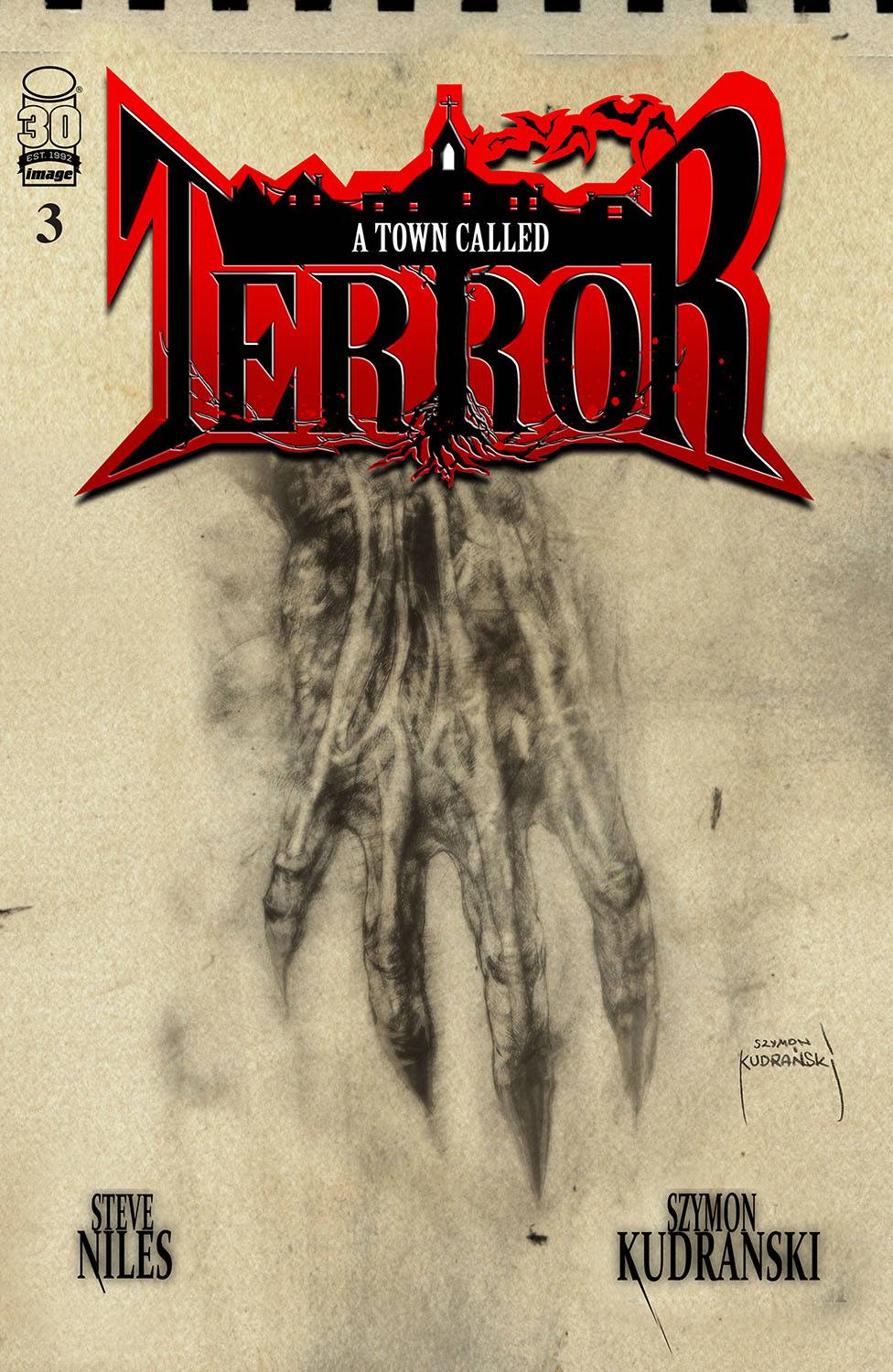 Image Comics Comic Books A TOWN CALLED TERROR #3 CVR B KUDRANSKI (MR) 70985303367700321 APR220258