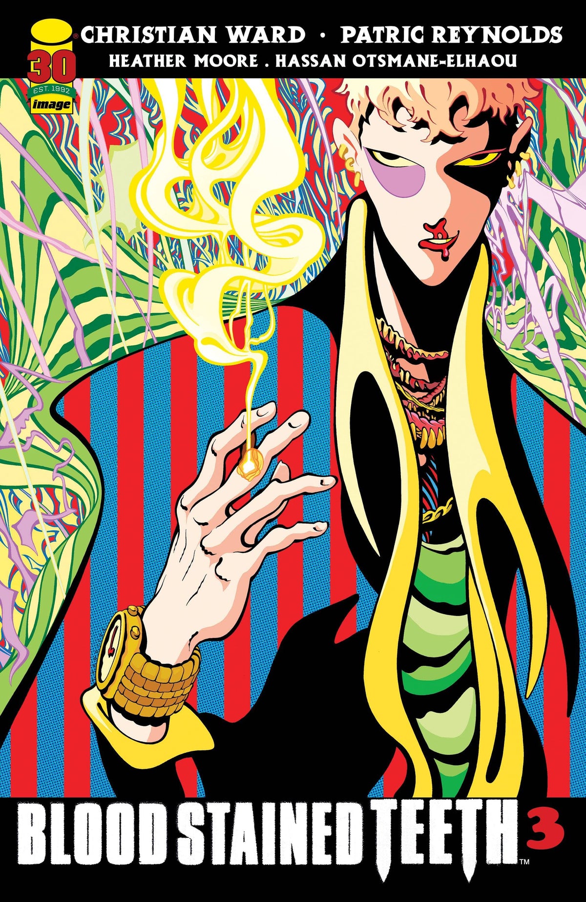 Image Comics Comic Books BLOOD STAINED TEETH #3 CVR B MOORE (MR) 70985303366000321 APR220180