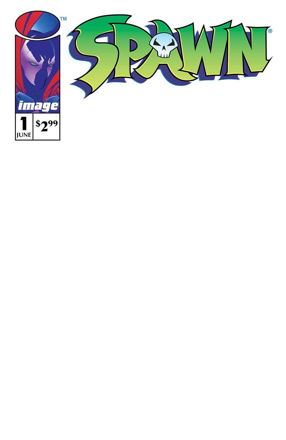 Image Comics Comic Books SPAWN #1 30TH ANNV BLANK SKETCH CVR 70985303451300111 APR220109