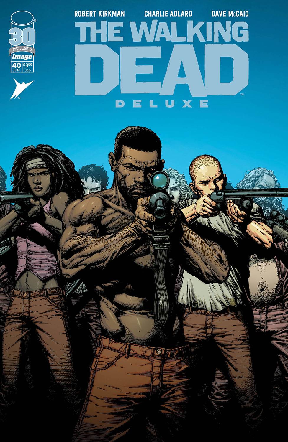 Image Comics Comic Books WALKING DEAD DLX #40 CVR A FINCH & MCCAIG (MR) 70985303037904011 APR220264