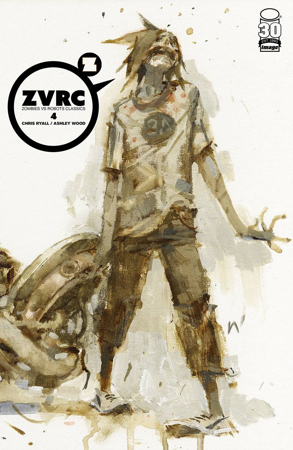 Image Comics Comic Books ZVRC ZOMBIES VS ROBOTS CLASSIC #4 (OF 4) CVR A WOOD (MR) 70985303361500411 APR220274