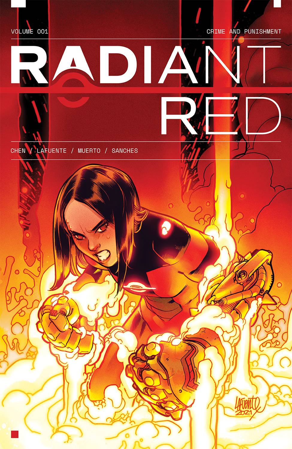 IMAGE COMICS Graphic Novel Radiant Red TP Vol 01 A Massive-Verse Book Mv 9781534323209 OCT220059