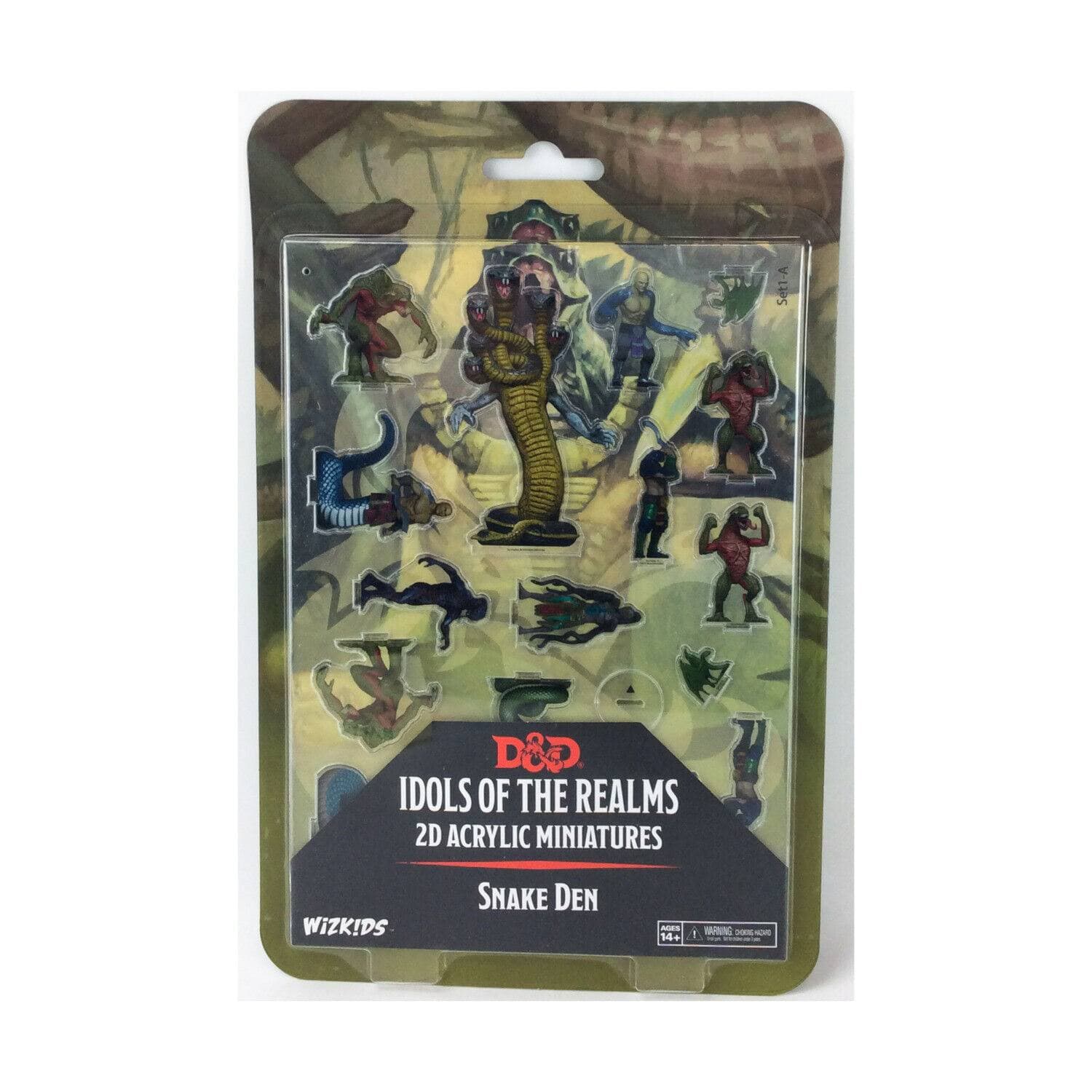 Alliance Games Distribution Miniatures > WizKids Dungeons & Dragons: Idols of the Realms 2D Scales & Tails - Snake Den 634482945223 WZK 94522