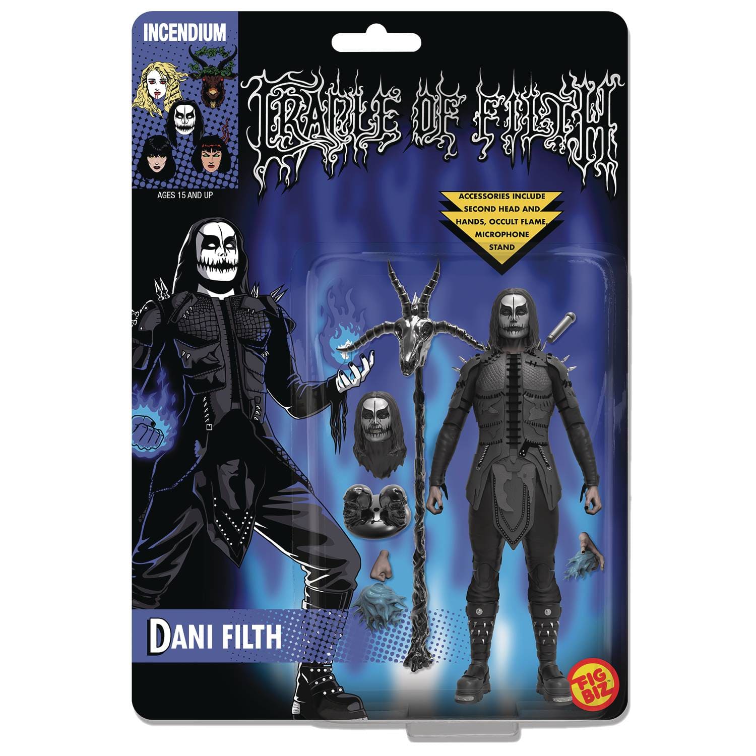 Incendium Llc Toys > Action Figures > Other Action Figures Fig Biz: Cradle of Filth - Dani Filth 859301007726 JAN218120