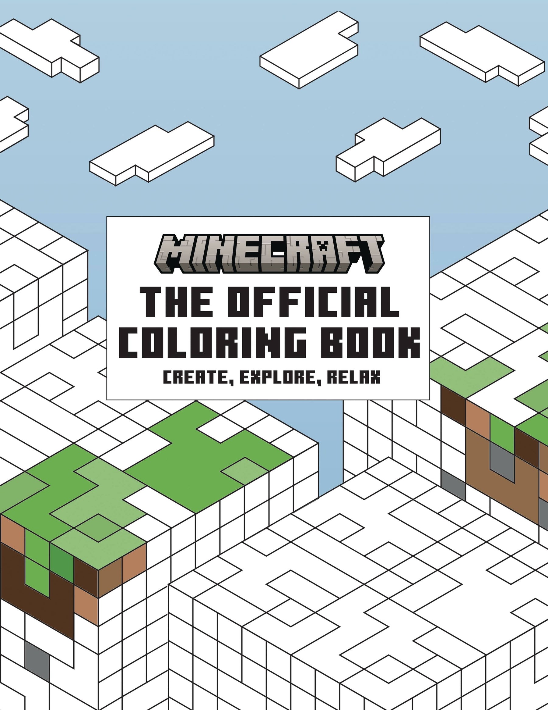 Insight Editions Books > Activity Books MINECRAFT OFFICIAL COLORING BOOK 9781647226992 OCT221775