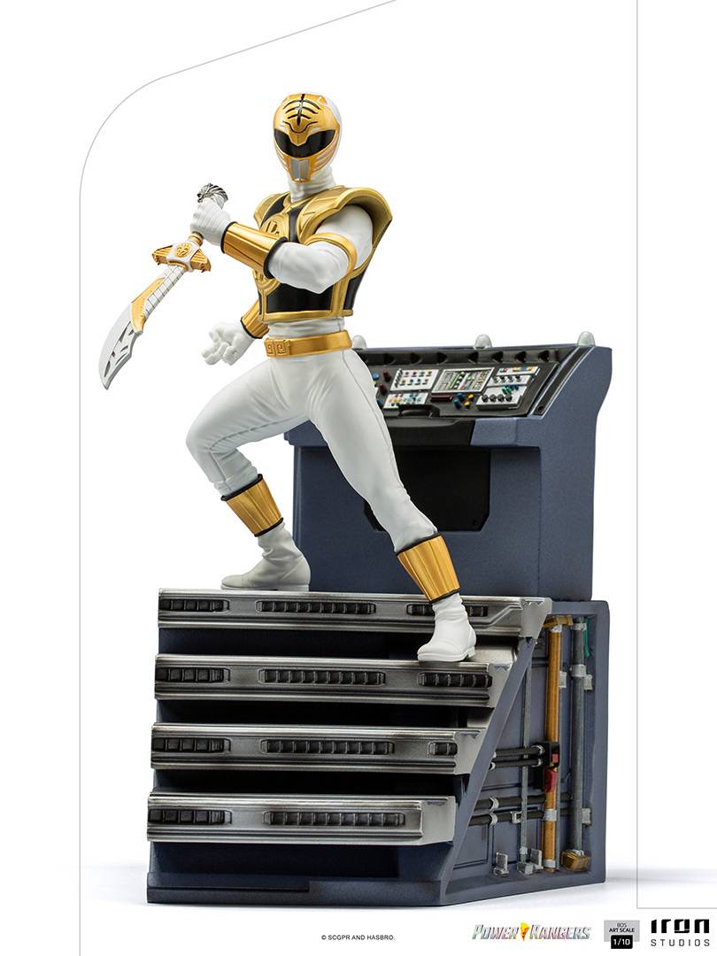 Iron Studios Toys > Statues > Other Statues BDS Art: Mighty Morphin Power Rangers - White Ranger 1/10 609963128204 JUN229454