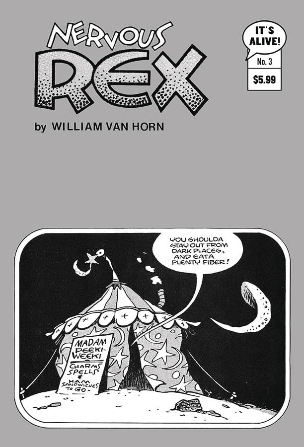It'S Alive Comic Books NERVOUS REX #3 CVR B WILLIAM VAN HORN 76506619061300321 SEP221760