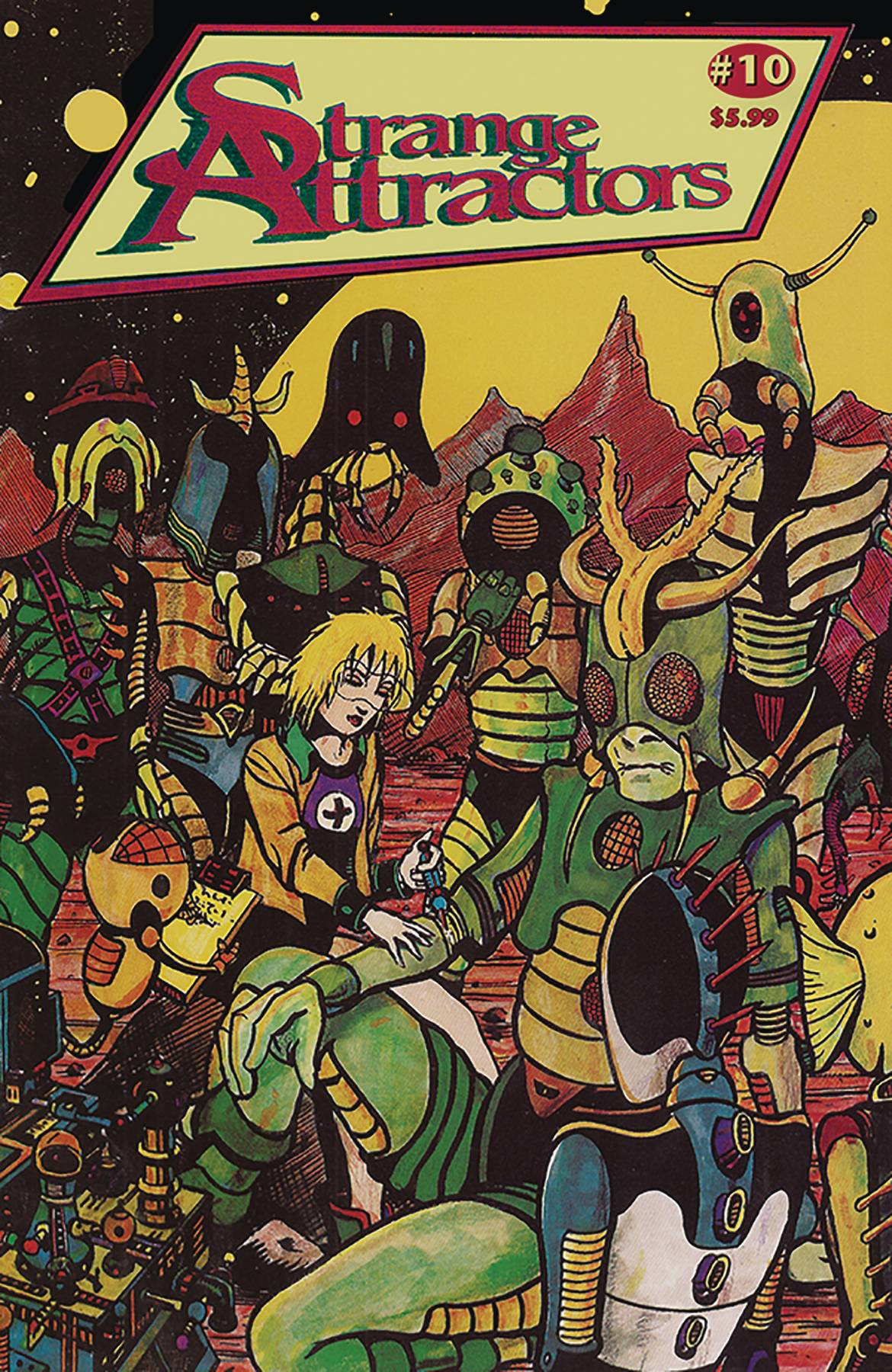 It'S Alive Comic Books STRANGE ATTRACTORS (ITS ALIVE) #10 CVR B RETRO VARIANT (MR) 76506619013201021 NOV221645