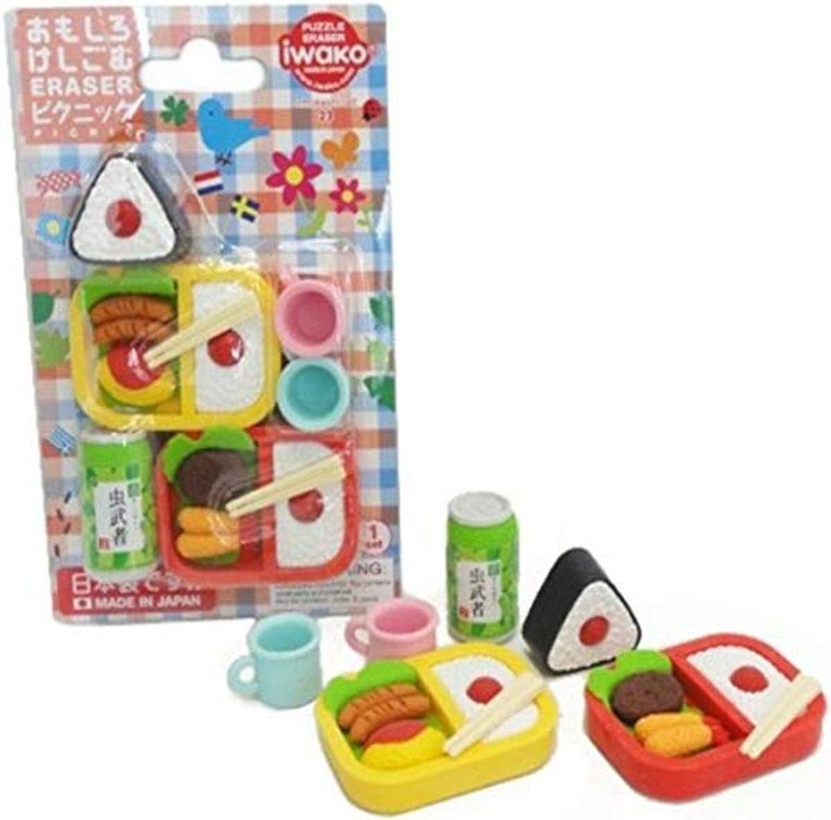 Iwako Home > Office Supplies Iwako: Eraser Set - Bento Lunch 4991685120205