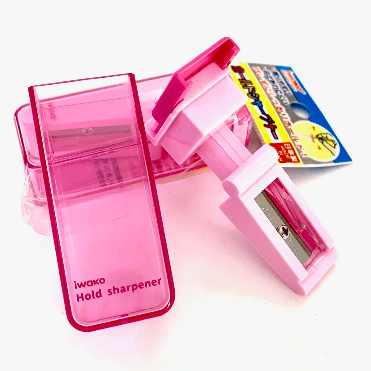 Iwako Home > Office Supplies Iwako: Pencil Sharpener - Pink 4991685020017