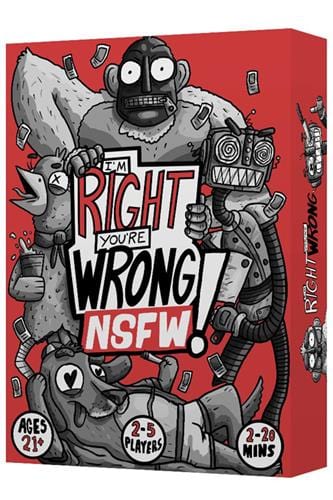 Jab Board Games > Small Box Games I'm Right You're Wrong NSFW Edition 860006025861 RGC IRYWNS