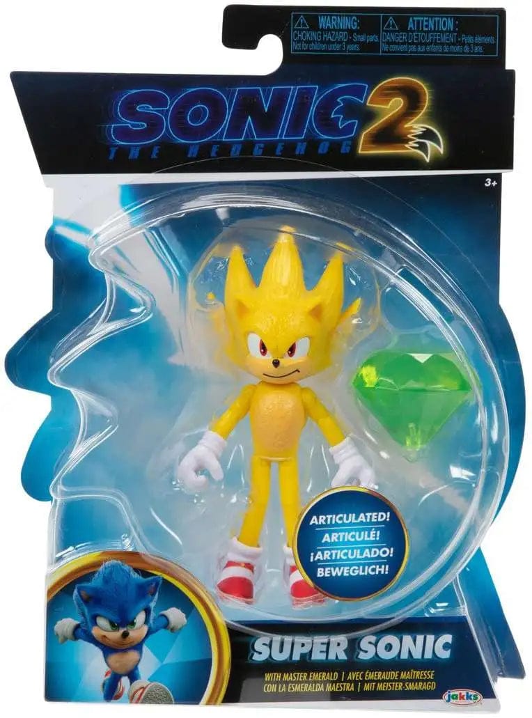 Jakks Pacific Toys > Action Figures > Other Action Figures Jakks Pacific: Sonic the Hedgehog 2 - Super Sonic 192995414976