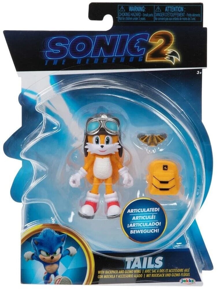 Jakks Pacific Toys > Action Figures > Other Action Figures Jakks Pacific: Sonic the Hedgehog 2 - Tails 4" 192995414983