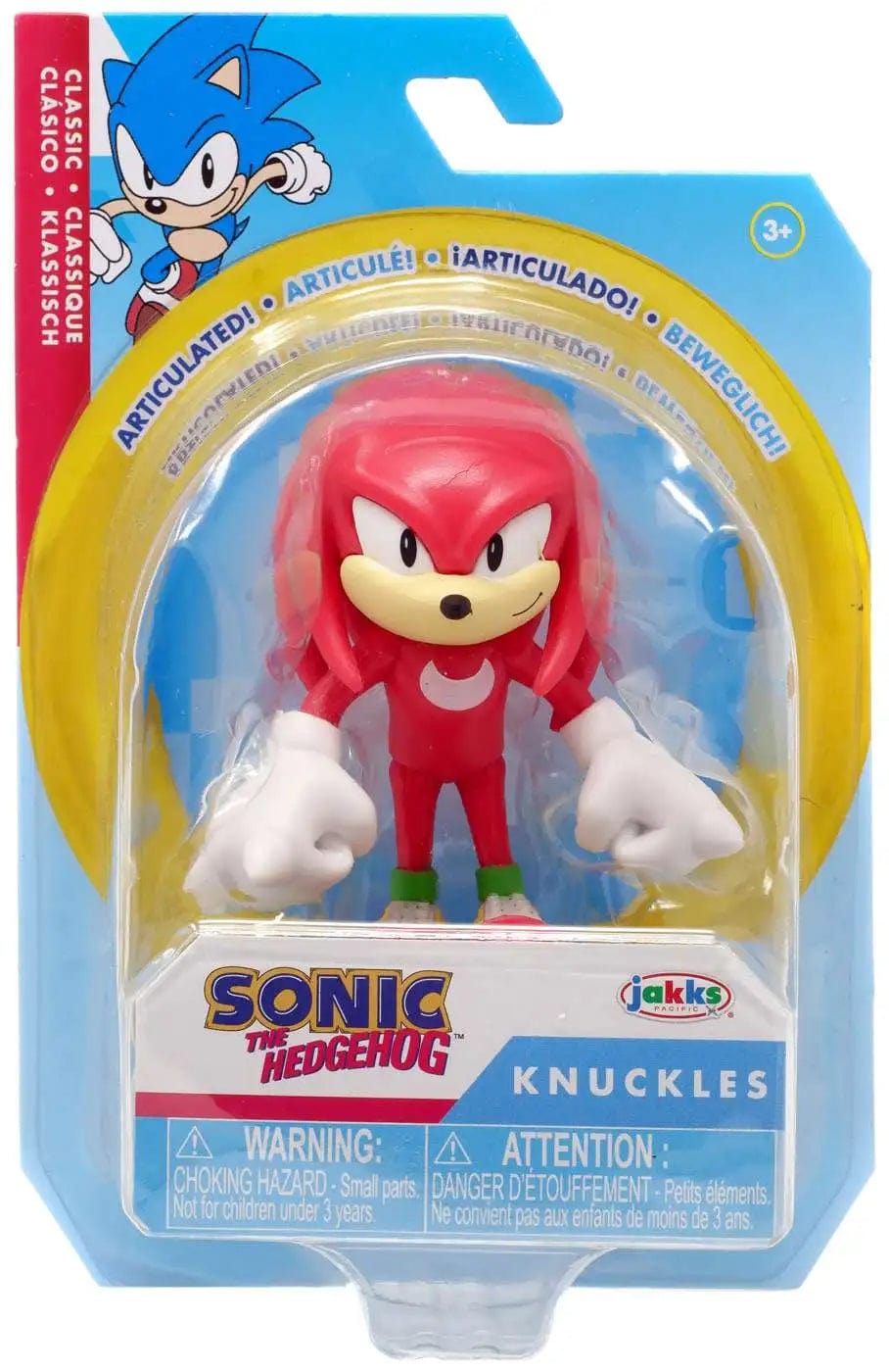 Jakks Pacific Toys > Action Figures > Other Action Figures Jakks Pacific: Sonic the Hedgehog - Knuckles, Classic 2.5" 192995414365