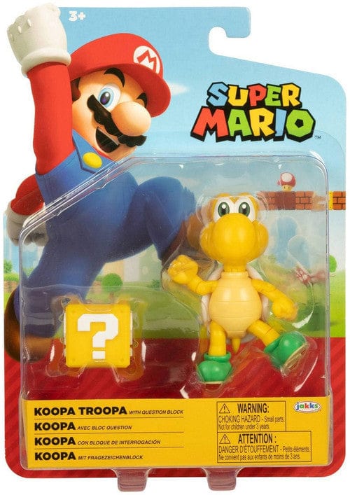 Jakks Pacific Toys > Action Figures > Other Action Figures Jakks Pacific: Super Mario - Koopa Troopa with Question Block 4" 192995415409