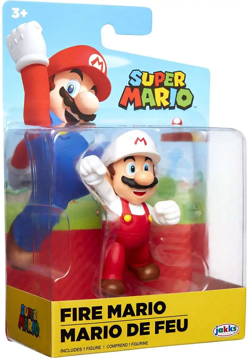 Jakks Pacific Toys > Action Figures > Other Action Figures Jakks: Super Mario - Fire Mario 2.5" 039897782799