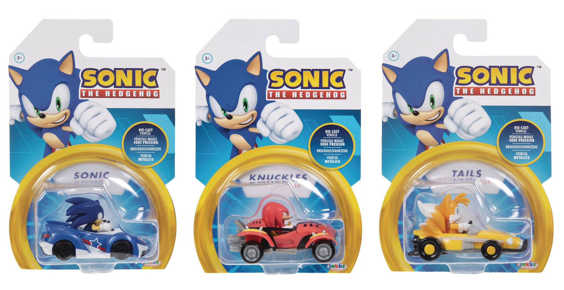 Hot Wheels Character Cars Sonic The Hedgehog Diecast 1:64 Scale (Tails)