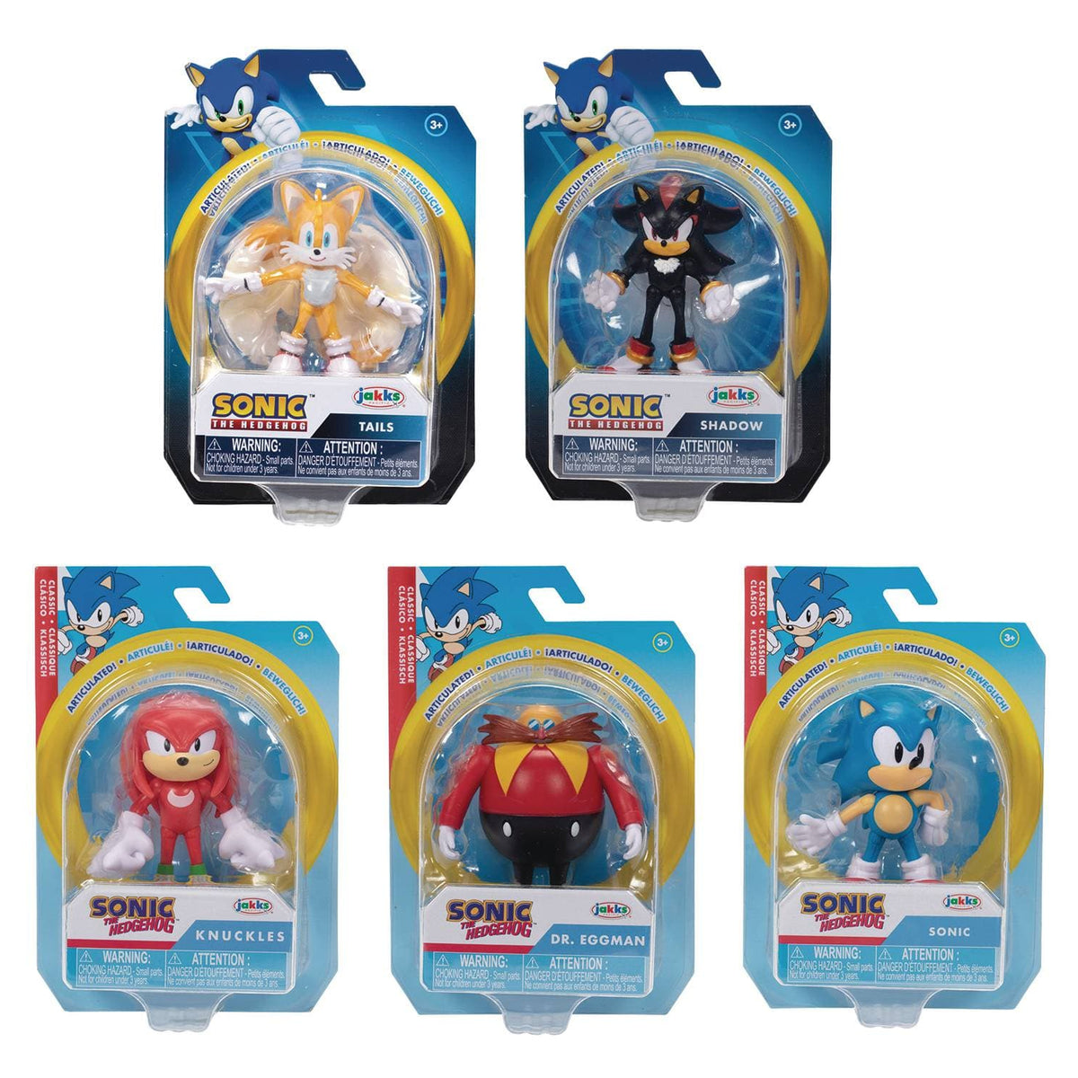 Sonic 2 The Hedgehog 8 Pack Action Figures 