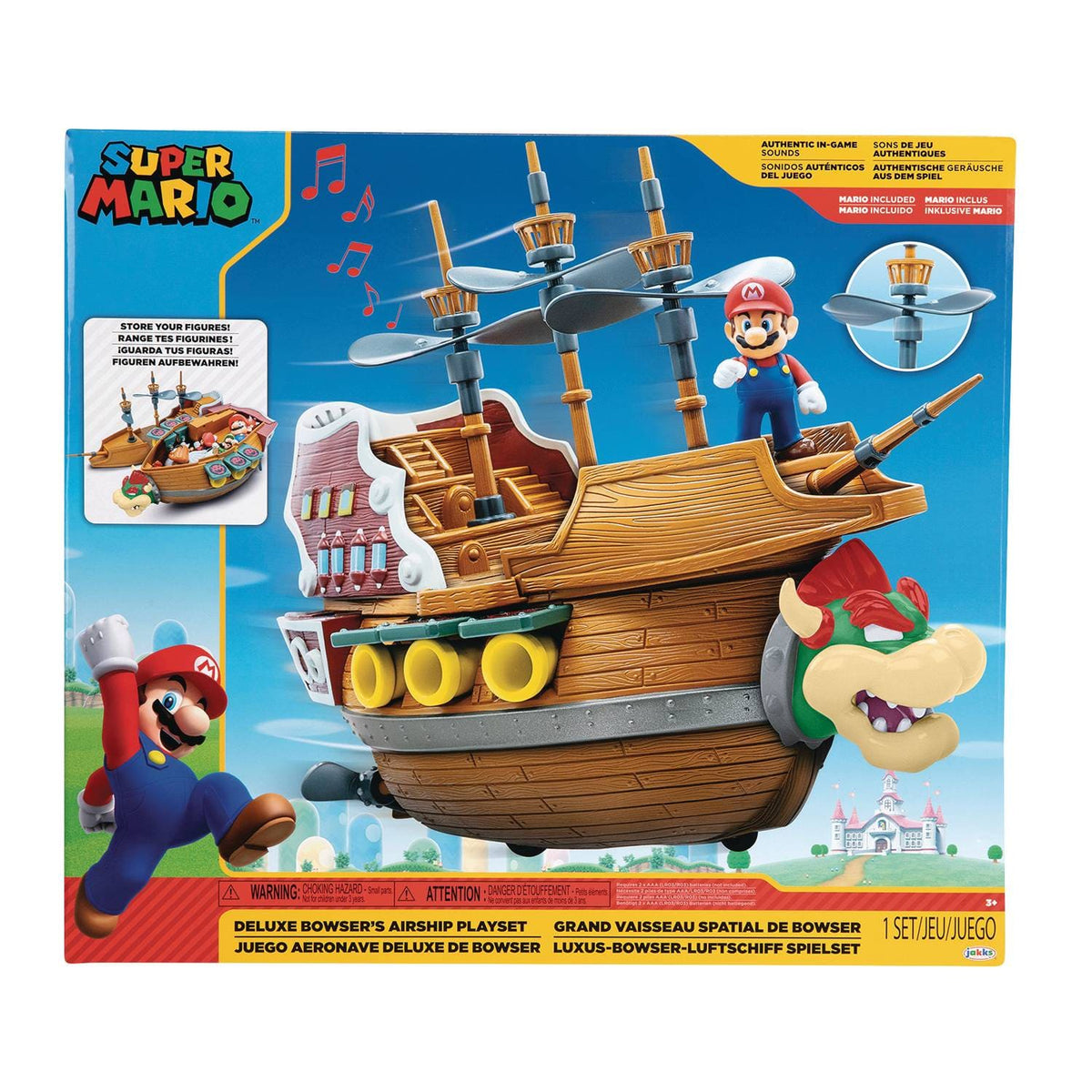 Jakks: Super Mario - Deluxe Bowser's Airship Playset - Third Eye